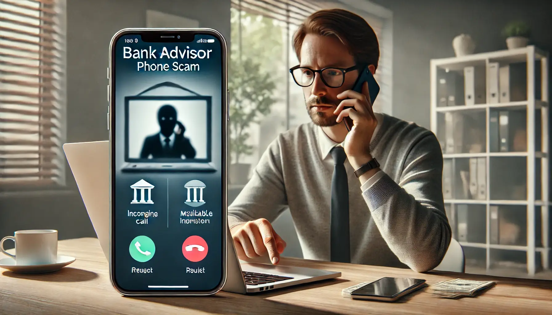 Faux conseillers bancaires au téléphone – une usurpation de numéro pour voler vos codes et vider vos comptes