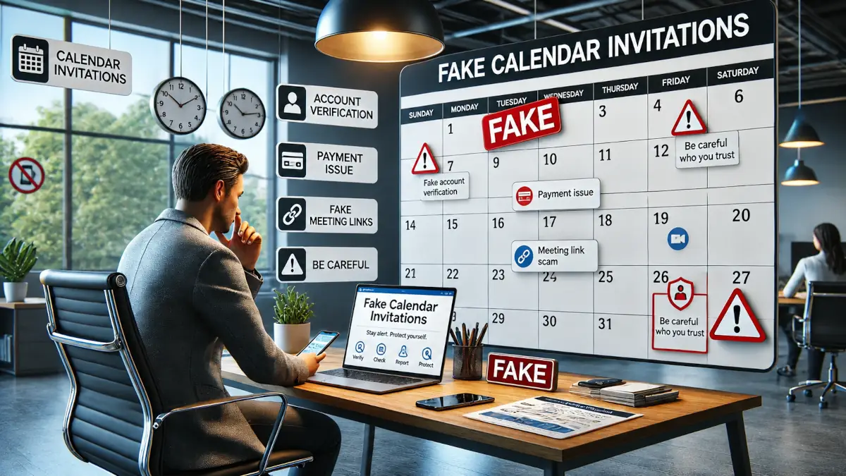 faux rendez-vous ajouté dans un agenda en ligne