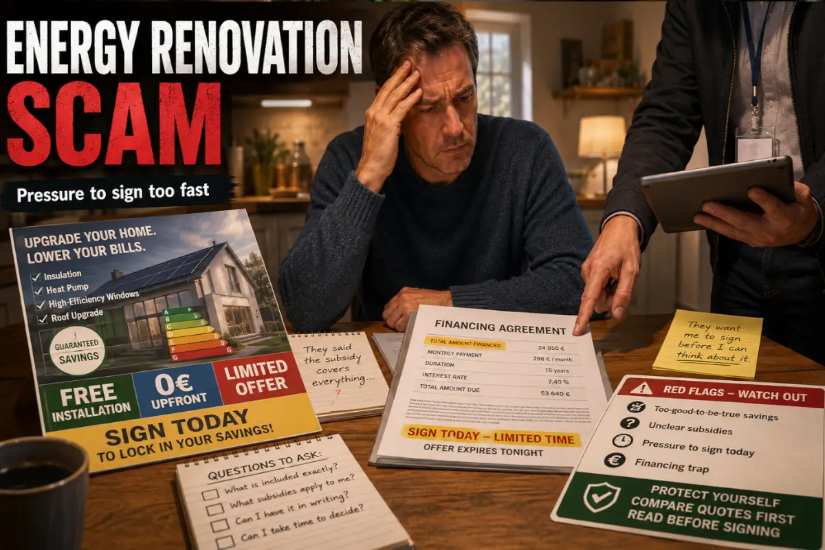 Arnaques à la rénovation énergétique