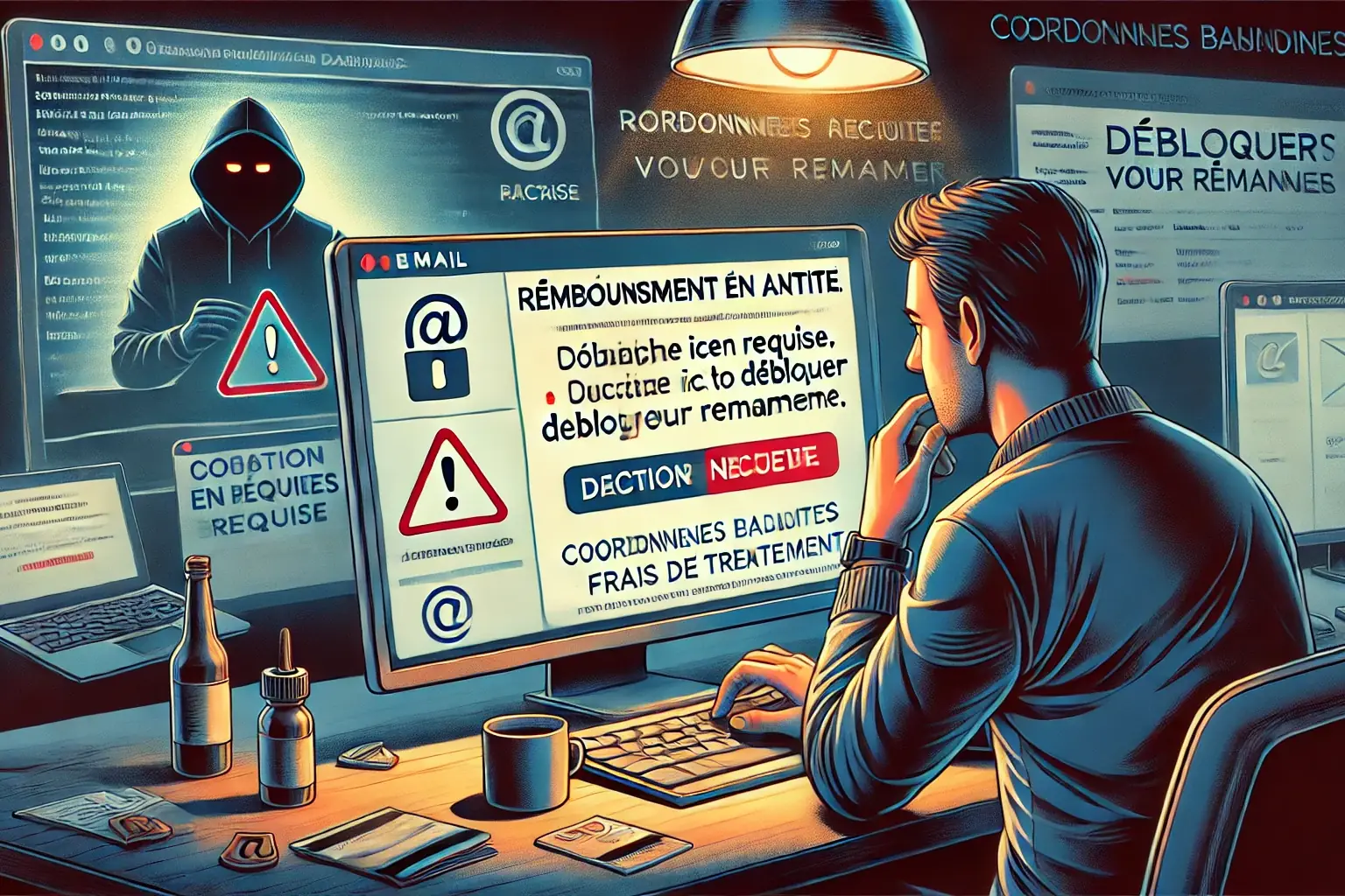Faux message de remboursements e-commerce