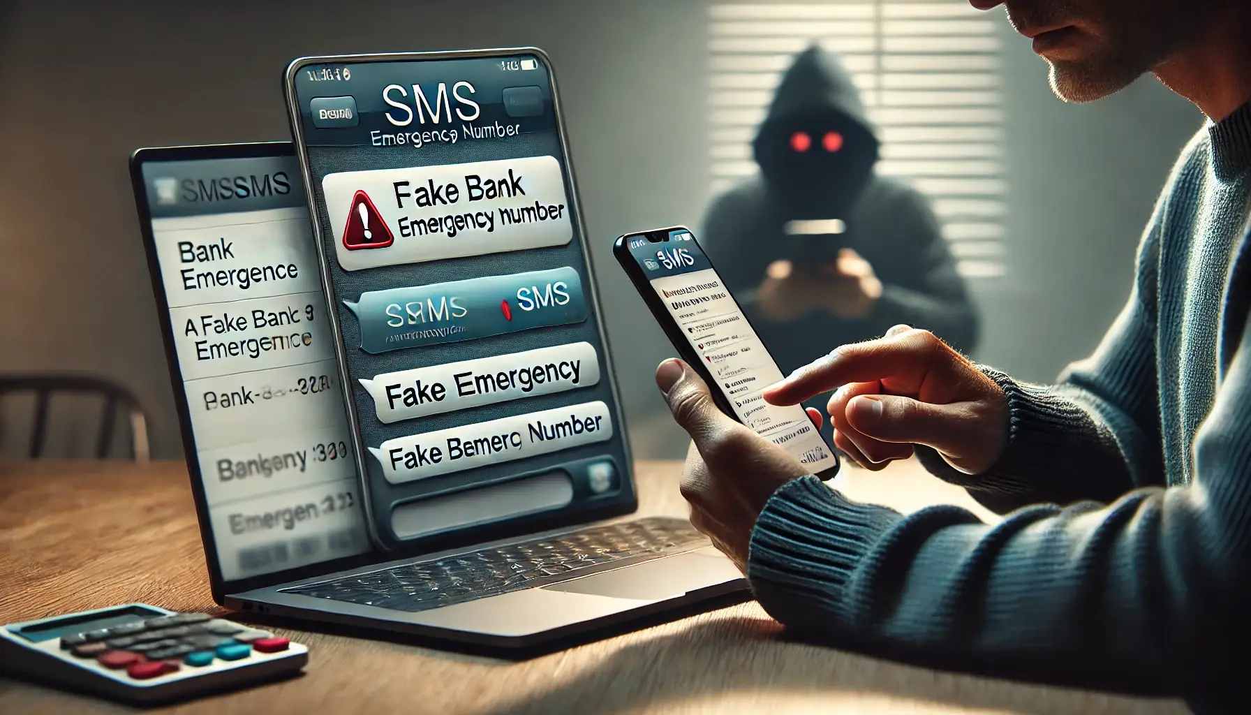 Falsche Sperrnummer der Bank – eine betrügerische SMS leitet Sie zu einem falschen Notdienst weiter