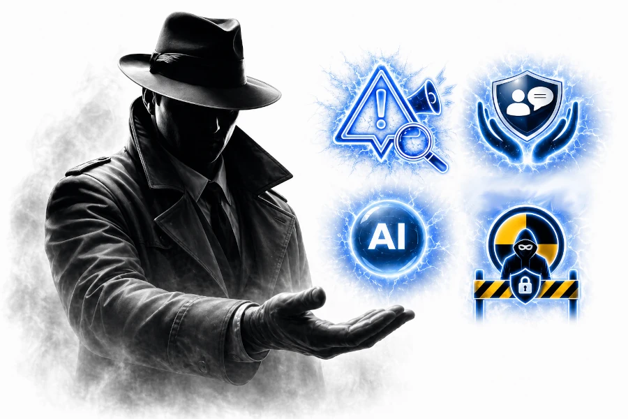 Ferramentas antifraude para ajudar os utilizadores da Internet