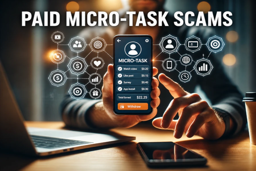 Paid micro-task scams: the fake easy job