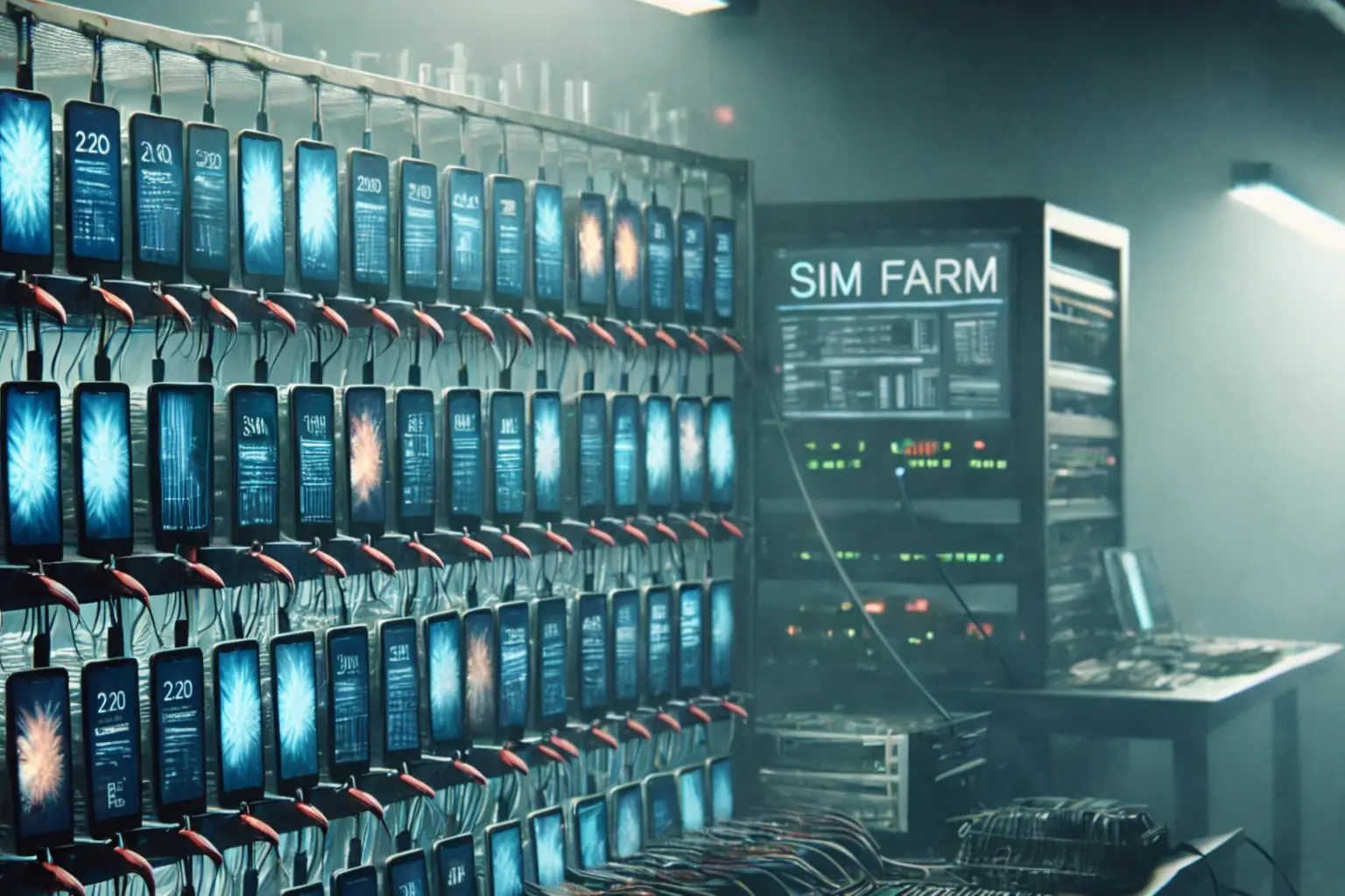 Installation mit mehreren Telefonen zum massenhaften Versand von SMS