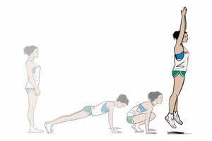 exercise-to-lose-belly-easily-burpees