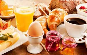 Un desayuno abundante