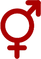 Männlich und weiblich Symbol