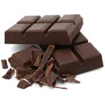 Dunkle Schokolade Lebensmittel für eine bessere Erektion.