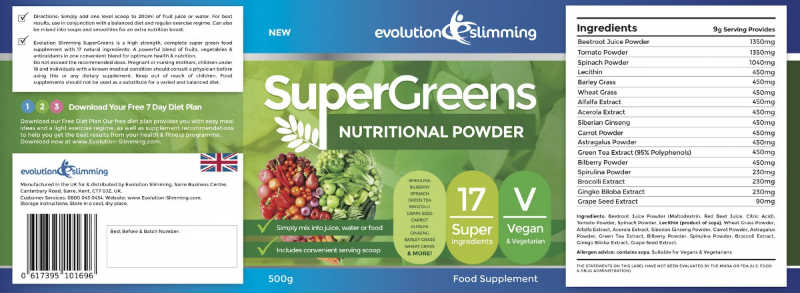 Super Greens Powder Ingredients