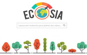 Ecosia, el buscador verde