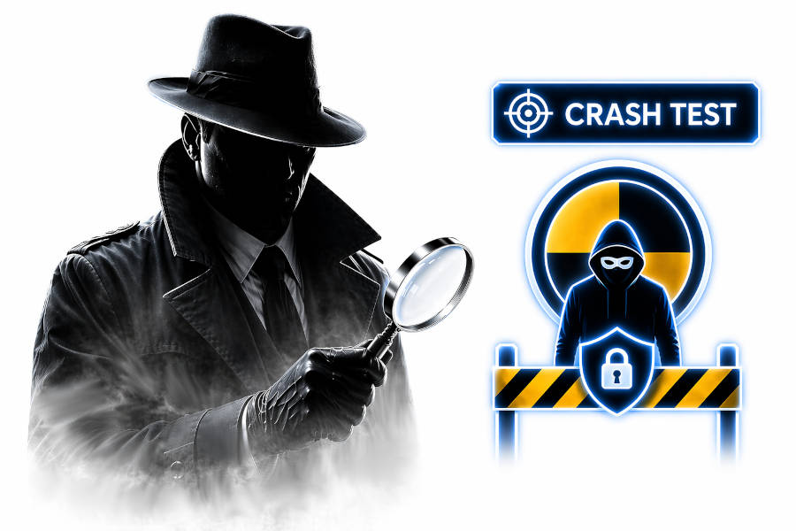 O crash test antifraude da Fraude Ou Fiável