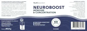 Neuroboost - étiquette