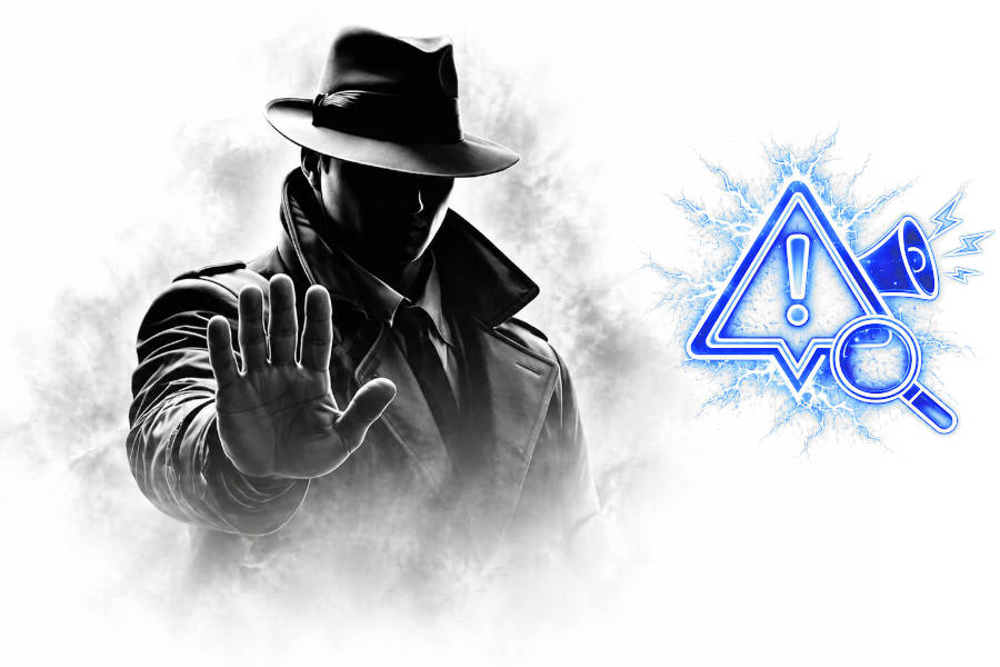 O assistente de denúncia de fraudes da Fraude Ou Fiável