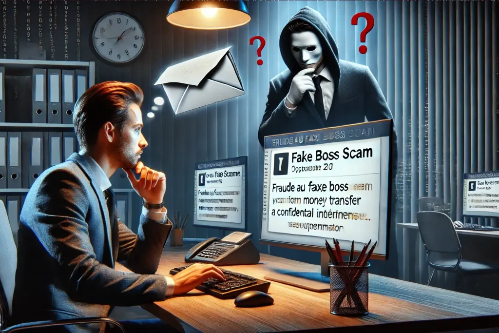 Fake Script For Boss CEO Fraud and Fake Boss Scam - Alert Mar 2026